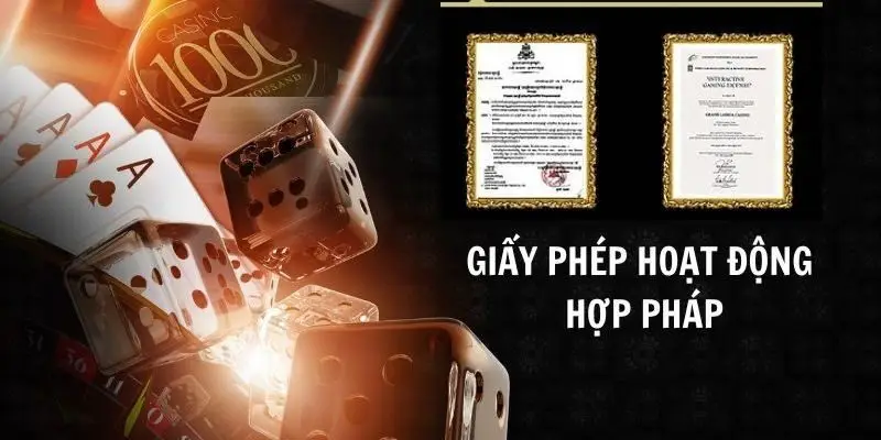 Sân chơi Ga6789 sở hữu nhiều chứng nhận hợp pháp